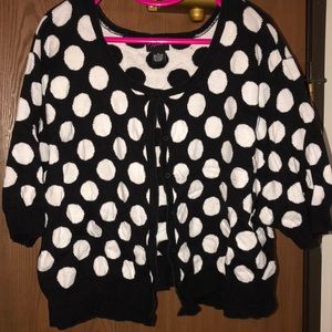 Torrid Polka dot shrug